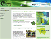 Tablet Screenshot of breitband-saarland.de